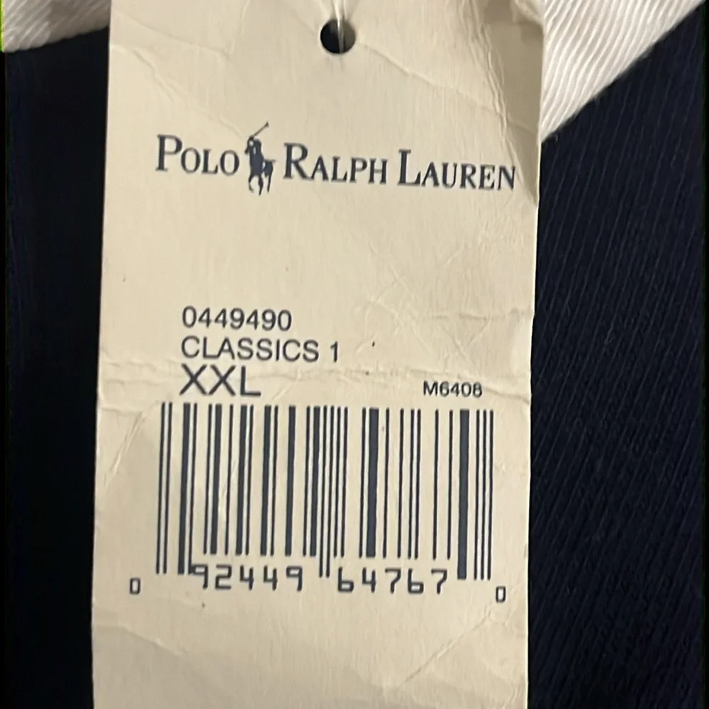 Polo Ralph Lauren US-67 Polo Long Sleeve Shirt Vintage 1993 Rugby Mens Size XXL